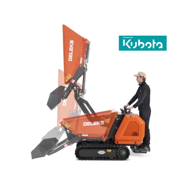 Carrinho De Mão Elétrico/Dumper De Rastos M8000-KUBOTA